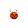 Coolcollectibles 8 x 9 in. Pumpkin Pail Halloween Decoration - 12PK CO2742621